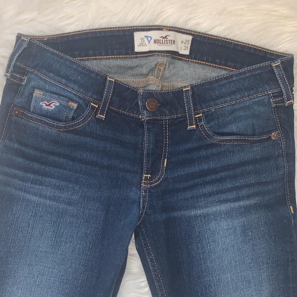 Hollister dark faded straight jeans - Picture 2 of 4